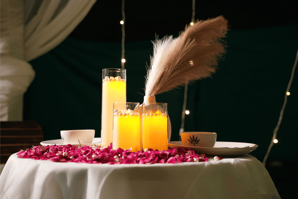 Romantic Poolside Dining Experience