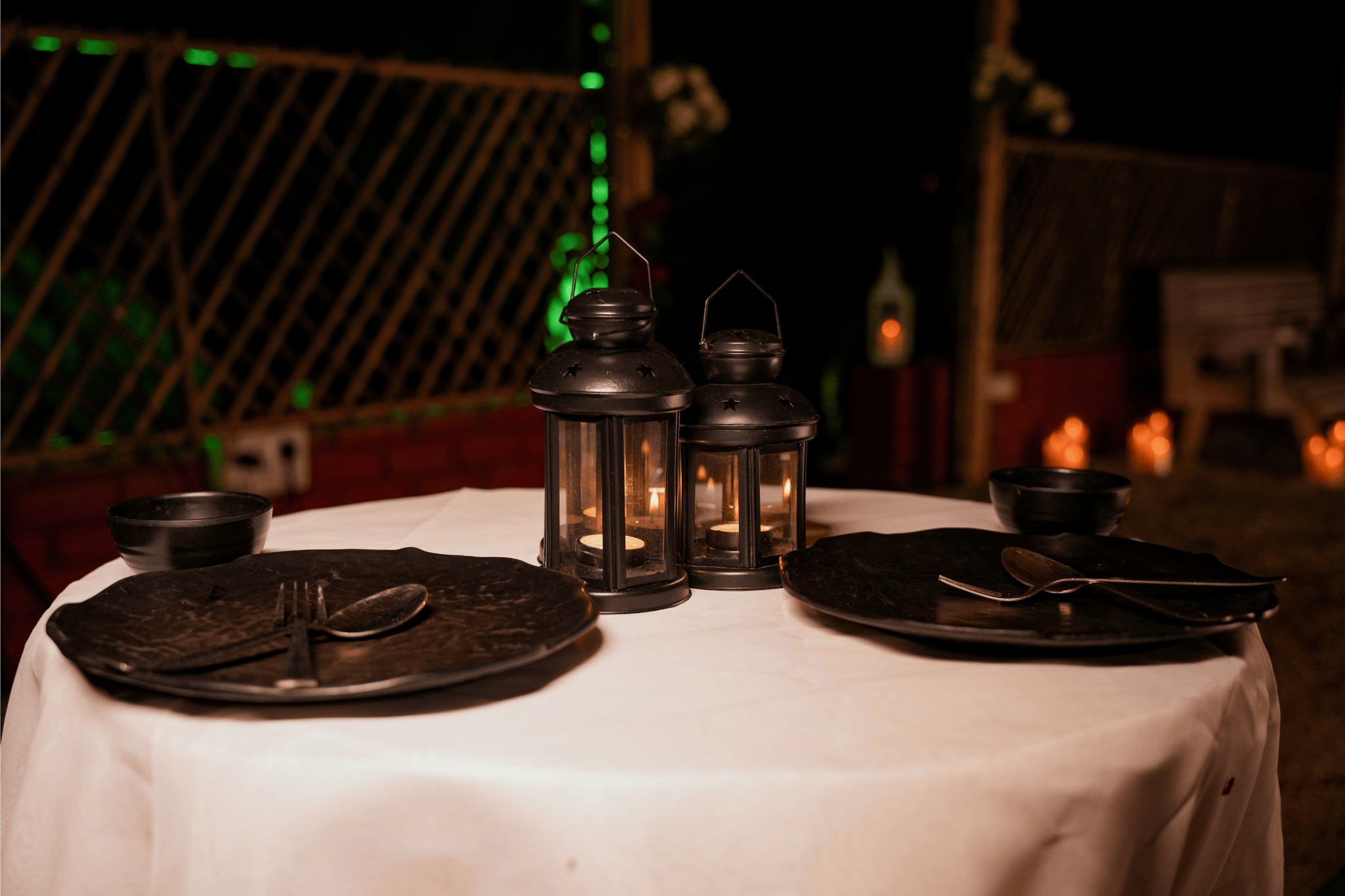 Lit ‘Will You Marry Me’ Cabana